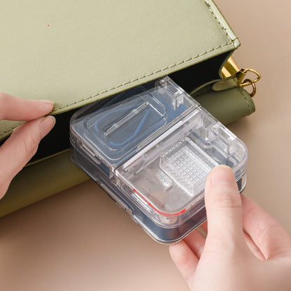 Portable Mini - Packing Medicine Storage Box Tablet Cutter