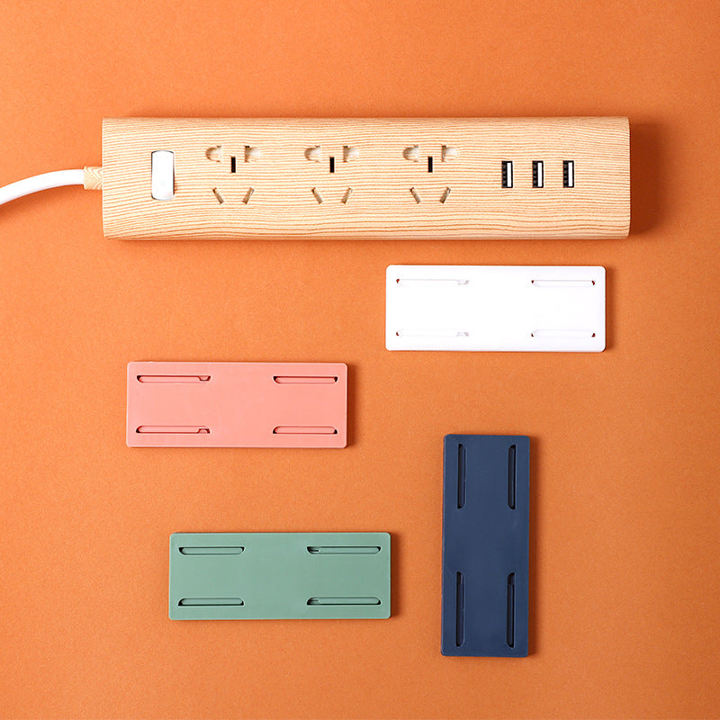 Hole-free Wall Socket Holder Storage Rack