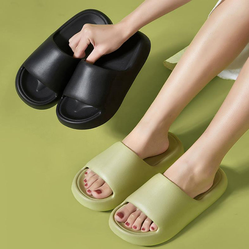 Bread Shoes Home Slippers Non-slip Indoor Bathroom Slippers